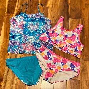 Girls Size XL (14) Speedo & Joe Fresh Swimsuit Bundle